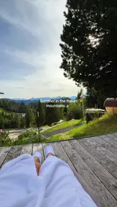 Stunning summer view of the Dolomites in Italy, showcasing majestic mountains and beautiful scenery.