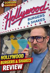 Diners enjoying gourmet burgers and shakes at Hollywood Burger & Shakes in Manchester.
