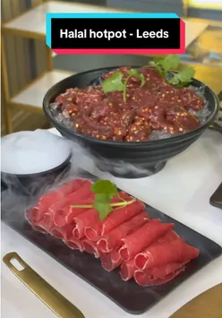 Halal hotpot served at OAO in Leeds, perfect for cravings in Bradford and Yorkshire. A must-try dining experience!