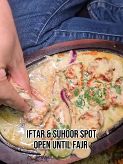 Delicious early Suhoor at Al Arab London featuring mandi platter, malai chicken, and unique kheer for Ramadan.