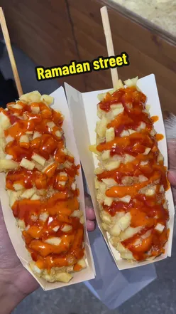 Ramadan Street by Soul City Arts & The Halal Food Festival on Coventry Road, Birmingham, with mini egg crunch cake & melted cheese.