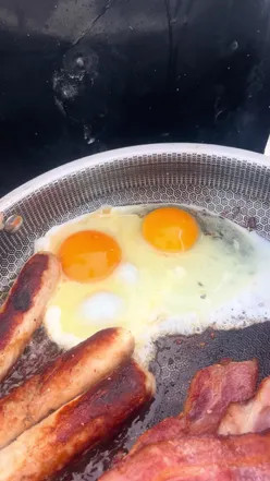 'Cooking a delicious breakfast at Slane, showcasing fresh ingredients and vibrant dishes. #breakfast #Slane'