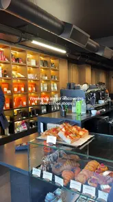 Thomsons Coffee in Giffnock, Glasgow, serving delicious hot drinks and a selection of pastries, cakes, bread, focaccia.