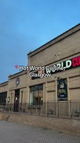 A vlog-style review of a buffet restaurant in Glasgow, showcasing the variety of food available, including grilled meats, Chinese dishes, and a dessert station.