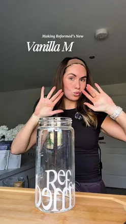 Indulging in Reformed’s new ice cream flavors: vanilla and blueberry, packed with protein and health benefits.