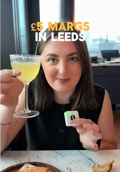 Enjoying £5 margaritas at Crowded House rooftop venue in Leeds with a new spring cocktail menu.
