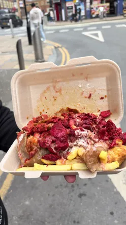 Delicious kebabs and takeaway dishes from Kyber Diner in Sheffield, showcased in a food review.