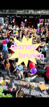 Guests enjoying a Disney bottomless brunch singalong with classic throwbacks at BOXPARK London.