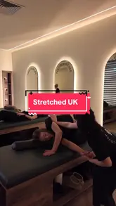 A vlog-style review of an assisted stretching studio called 'Stretched', showcasing the process, the facility, and the creator's positive experience.