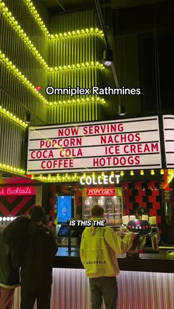 Guests enjoying comfortable seating and delicious snacks at Omniplex Cinemas Rathmines, Dublin.