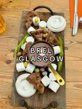 A delicious cream egg fondue with various dipping items at Brel in Glasgow's West End for Easter.