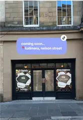 Storefront of Kalimera Greek bakery coming soon to Nelson Street in Newcastle.