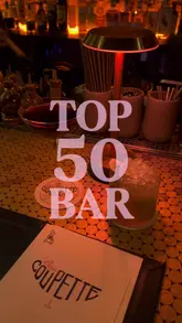 A short, atmospheric montage showcasing Coupette, a cocktail bar in London. The video highlights the interior, the unique coin-covered bar top, and various cocktails being enjoyed by the creators.