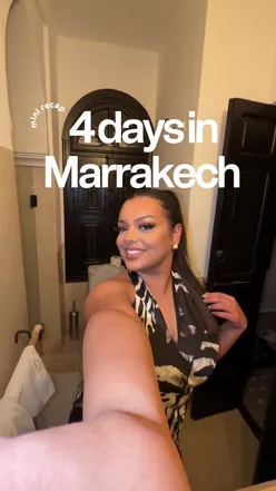 save this 4 day Marrakech things to do video for your next trip!!  Other things to do👇🏽 • vist Koutoubia Mosuqe  • sunrise hot air balloon • hammam spa • cooking class • bacha coffee • Bahia palace • El Badi Palace  • Atlas Mountains & Berber Villages • Ouzoud Waterfalls  Make sure to use my discount code on GetYourGuide.com for money off!! ‘TASTETRAVELSOCIAL5’  Save & follow for more Marrakech recommendations!  #marrakesh #marrakechguide #morocco #marrakechrestaurants #marrakechitinerary 