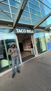 A variety of Taco Bell tacos, including classic hard shell and soft shell, arranged for a quick and tasty fast food meal.