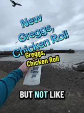 New Greggs Chicken Roll, a savoury golden-brown baked pastry item.