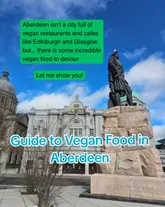 Delicious vegan dishes and drinks on a table at a welcoming Aberdeen cafe, highlighting the city's diverse plant-based food scene.