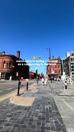 Manchester weather CANNOT make it’s mind up! like how was it hot & sunny at the weekend now it’s cold, grey and wet 😭😭😭 #manchesterlife #manchester #manchesterweather #ukweather #britishweather