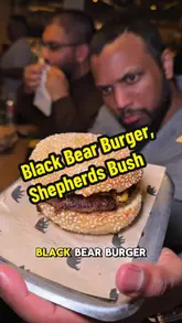 A fast-paced, vlog-style review of Black Bear Burger's new halal menu, featuring a variety of dishes including burgers, wings, and yorkshire puddings.