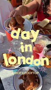 A vlog-style review of a bottomless brunch experience at Circe's Rooftop in Waterloo, highlighting the cocktails, food, live DJ, and party atmosphere.