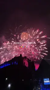 A fast-paced montage of various Edinburgh landmarks, nightlife, and social scenes, set to music with text overlay about living in the city in your twenties.