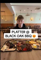 Delicious BBQ dishes from Black Oak BBQ restaurant in Southampton, reviewed by Vinnie Murphy.