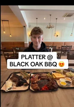 Delicious BBQ dishes from Black Oak BBQ restaurant in Southampton, reviewed by Vinnie Murphy.