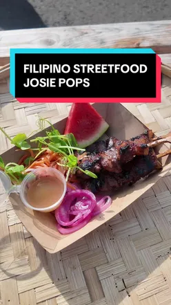 Filipino bbq streetfood at the Barras Market! 📍 @Josie Pops Kitchen 🍖 #market #bbq #filipinofood #glasgow #foodreview 