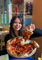 Pizza Pilgrims pizza and limited edition dips by Dishoom, Honest Burgers, Pho, and Sweet Dee's Jerk BBQ in Leeds.