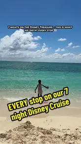 Disney Cruise guests enjoying diverse port day activities: beaches, kayaks, inflatables, and local cultural experiences.