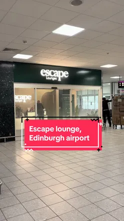 📍 @EscapeLoungesUK #airport #edinburghairport #glasgowgannets #airportdiaries #lounge 