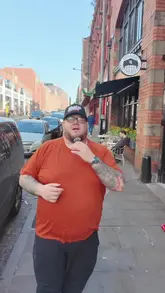 Three tacos from Big Lola's at Duke Street Market, garnished with spring onion crème, pickled onions, and crumb.