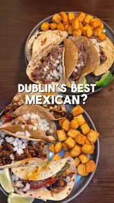 Here are a few options for your alt text, depending on the specific focus of the image:

**Option 1 (Focus on the food):**
Delicious tacos and Mexican street food served at Pickosito restaurant in Dublin.

**Option 2 (Focus on the venue/buzz):**
Customers queuing outside Pickosito Mexican restaurant in Dublin for popular street food.

**Option 3 (Short & punchy):**
Close up of authentic Mexican food at the popular Pickosito eatery in Dublin. 

**SEO Tip:** Google prefers descriptive text that helps visually impaired users understand exactly what is happening in the photo, rather than just repeating hashtags.