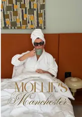 A comprehensive review of Mollie's Manchester, showcasing the hotel's design, room amenities (including Pelotons and freestanding baths), the on-site diner, and the speakeasy basement club.