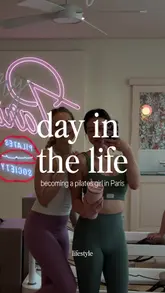 Here are a few options for your SEO alt text, keeping it under 125 characters:

**Option 1 (Descriptive):**
A person participating in an English-speaking Pilates class at a modern fitness studio in Paris.

**Option 2 (Action-focused):**
Someone practicing Pilates during an English-language fitness class at a Paris Pilates studio.

**Option 3 (Concise):**
Instructor leading an English-speaking Pilates class at a boutique fitness studio in Paris.

**SEO Tip:** I included "Pilates class" and "Paris" in all options, as these are the high-value keywords for your post.