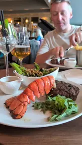 A promotional reel for Browns Brasserie & Bar in Glasgow, featuring shots of the renovated interior, cocktails, and various dishes from their new spring and summer menu, including a seafood platter and steak.