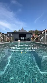 THE PERFECT SPA BREAK NEAR MANCHESTER WITH TWO SWIM UP BARS ✨🧖‍♀️ This is my favourite place ever and I won’t shut up about it- we went for my birthday last weekend and had an unreal stay 🫧 This is the date night escape package, and what’s included: Spa access 12:00-19:00 Three course dinner & bottle of house wine  Stay (with king sized bed) Breakfast  Indoor pool access from 07:00 Spa access the next day 09:00-11:00 This starts at around £190pp (£381 for the package)  Make sure to save this if you’re looking for a gorgeous spa, I promise you you won’t be disappointed (this was my fourth visit haha)  #spastay #manchester #cheshire #daytrips #spanearmanchester 