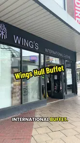 A vlog-style tour of Wings International Cuisine in Hull, highlighting the buffet layout, decor, and various food options available for lunch and dinner.