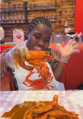 Here are a few options for your alt text, depending on the specific focus of your image:

**Option 1 (Descriptive & SEO-focused):**
"A delicious seafood boil served at Crabbish seafood restaurant on Duke Street in Liverpool." (91 characters)

**Option 2 (Focus on the food):**
"Fresh seafood boil with shrimp and shellfish at Crabbish restaurant in Liverpool city centre." (92 characters)

**Option 3 (Concise):**
"Table filled with a fresh seafood boil at Crabbish, a popular seafood restaurant in Liverpool." (93 characters)

**SEO Tip:** Including the restaurant name ("Crabbish") and the location ("Liverpool") is the best way to help your image rank in local search results.