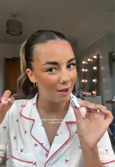 Spend the day with me as a presenter wooo!! Setting spray is @L'Oréal Paris UK and PJS are @Amazon Fashion LUNCH OBSESSION @Dibs #Presenter #london #dibs 