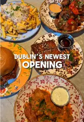 A food review video showcasing the menu at Wishbone in Dublin, featuring various chicken dishes, burgers, and cocktails.