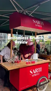 A review of a bottomless brunch experience at All Bar One in Birmingham, highlighting the live saxophone entertainment, canal-side location, and the brunch menu including spritzes and Pad Thai.