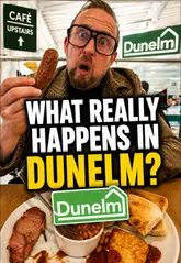 Here are a few options for your alt text, depending on what is shown in the photo:

**Option 1 (Focus on the food):**
"A full English breakfast served on a plate inside a Dunelm Pausa café."

**Option 2 (Focus on the setting):**
"A table at a Dunelm café featuring a cooked breakfast meal."

**Option 3 (Descriptive):**
"Close up of a full English breakfast including beans, eggs, and toast at a Dunelm Pausa café."

**SEO Tip:** If the image includes specific elements like bacon, eggs, or a coffee, feel free to swap "cooked breakfast" for those specific items to improve your search relevance.