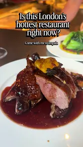 A fast-paced, engaging review of Impala restaurant in London, highlighting a variety of dishes including Aish Baladi bread, crab kibbeh, sheftalia, duck, and a date and pistachio tart. The video features an open kitchen, high-quality food presentation, and a vibrant atmosphere, effectively positioning the venue as a must-visit spot.