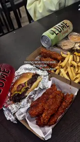 A creator visits the newly opened Hungr Hub in Sandyford, Dublin, providing a tour and taste test of three distinct vendors: Dos Burritos, TUCKK INN, and Lume.
