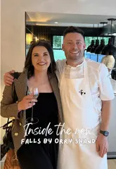 A preview of the new fine-dining restaurant 'Falls by Orry Shand' in Banchory, Aberdeenshire, featuring a tour of the interior, the chef, and a look at the canapés and champagne.