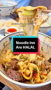 A comprehensive review of Noodle Inn, highlighting their halal-friendly menu across multiple London locations. The video features a wide array of dishes including various noodle bowls, dumplings, and sides, alongside behind-the-scenes footage of food preparation.