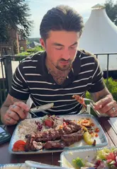 A personal vlog documenting a 30th birthday weekend, featuring a meal at a Turkish restaurant followed by a variety of outdoor activities at an adventure centre, including archery, axe throwing, and football golf.