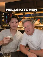A fast-paced, engaging review of the new Gordon Ramsay's Hell's Kitchen restaurant in London. The video features a tour of the venue, including the iconic open kitchen, and highlights signature dishes like the Beef Wellington, lobster risotto, and scallops, alongside cocktails.