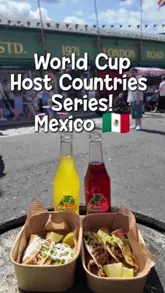 A vibrant, fast-paced vlog-style review of Alma Mexicana, a street food stall located at The Barras in Glasgow. The video features the creator sampling various tacos and Mexican sodas, highlighting the preparation process and the lively market setting.